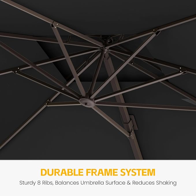 9x12 FT Patio Cantilever Umbrella - Image 6