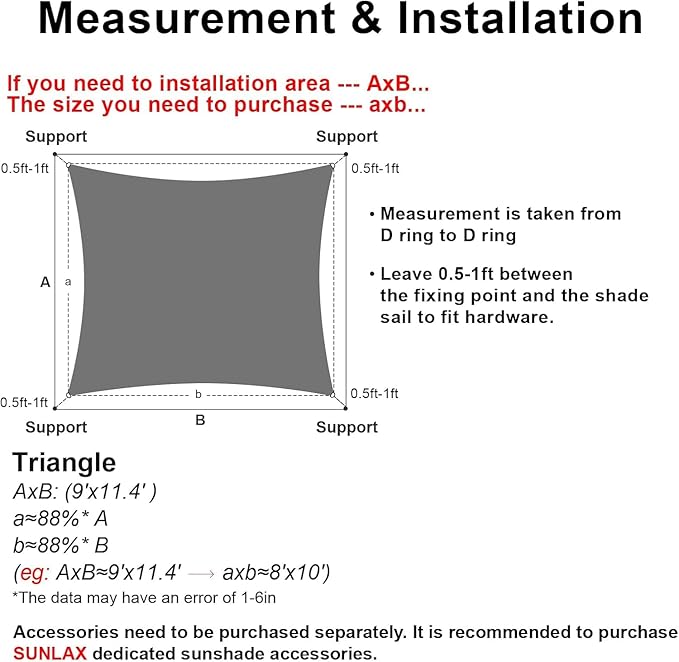 Sun Shade Sail 16' x 20' Turquoise Blue Rectangle Shade | Outdoor sun shade sail - Image 2