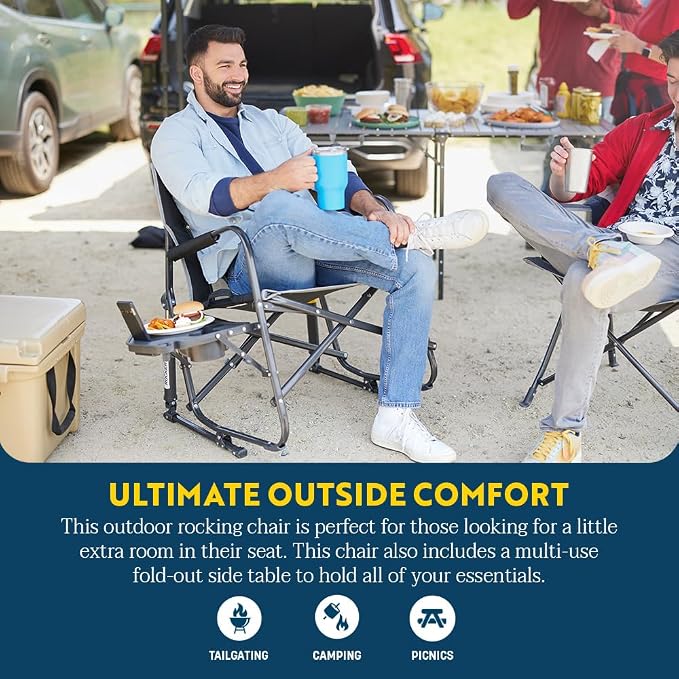 GCI Outdoor Freestyle Rocker XL Camping Chair - Image 4