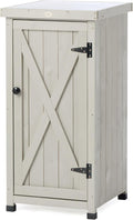 Outdoor Storage Cabinet for Patio, Garden Potting Bench Table by HABAU