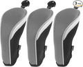Andux Golf Hybrid Club Head Covers with Dial No. Tag Pack of 3 (All The Same Size)