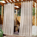 H.VERSAILTEX Outdoor Linen Sheer Curtains by HVERSAILTEX