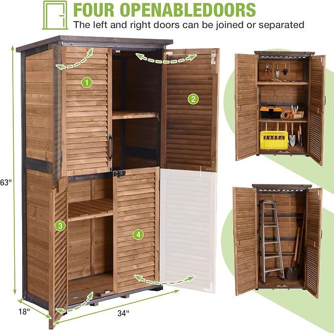 GUTINNEEN Outdoor Storage Cabinet Upgraded - Image 5