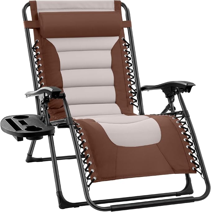 Best Choice Products Oversized Padded Zero Gravity Chair, Folding Outdoor Patio by Unknown