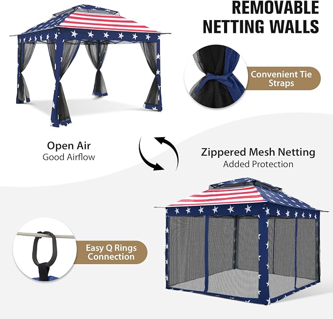 COOS BAY 11x11 Pop Up Gazebo - Image 6