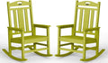 Oversized Outdoor Rocking Chairs Set of 2, 380lbs Heavy-Duty Large Patio Rocker by CIOKEA