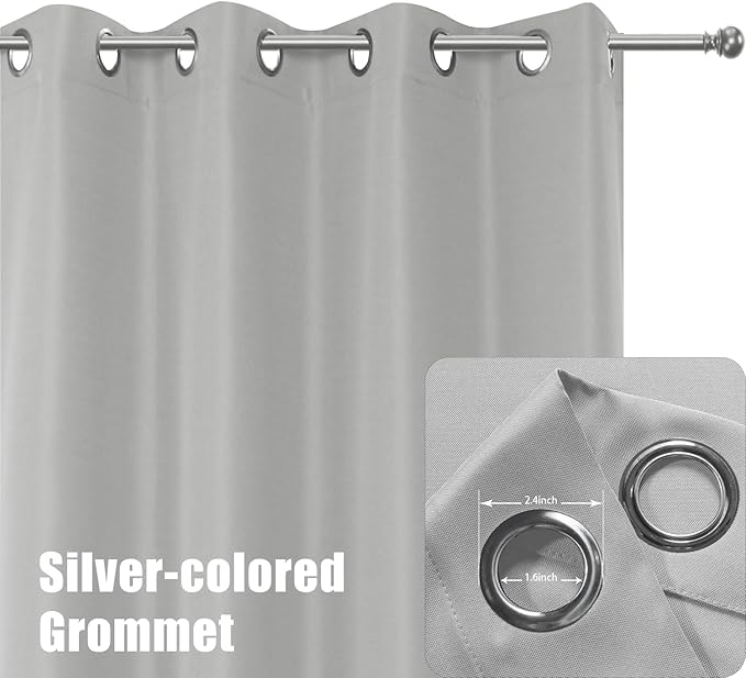 BONZER Outdoor Curtains for Patio Water Resistant Thick | Heavy Privacy Light - Image 2