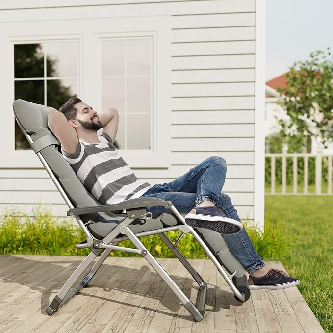 UDPATIO Oversized Zero Gravity Chair Patio Reclining Chairs - Image 2