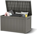 280 Gallon Outdoor Storage Box, Resin Deck Boxes Indoor and outdoor, Waterproof by KAMABOKO