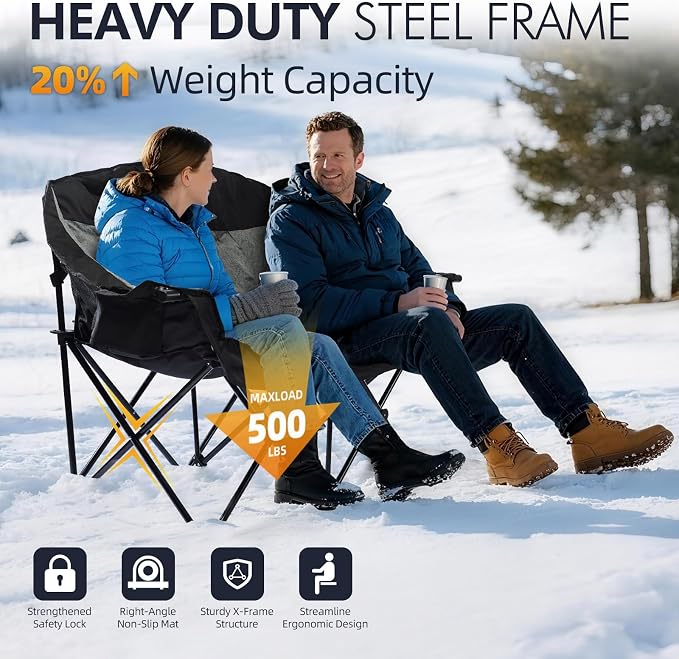 Heated Double Camping Chair - Image 6