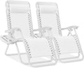 Best Choice Products Set of 2 Adjustable Steel Mesh Zero Gravity Lounge Chair by Unknown