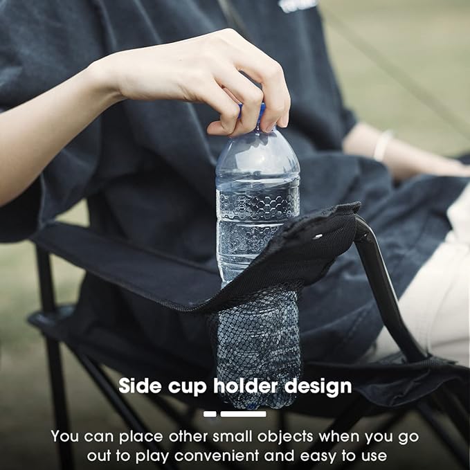 Damei century 4Pack Folding Camping Chairs, Portable - Image 4