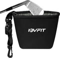 Golf Club and Golf Ball Cleaning Bag，Portable Waterproof Club Cleaner with Detachable Clip, Quick Dirt & Grass Removal, Compact Design for Golfers