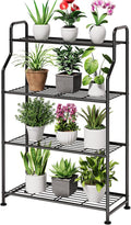 Kitsure 4-Tier Plant Stand Indoor & Outdoor, or Garden, Plant Shelves by Kitsure