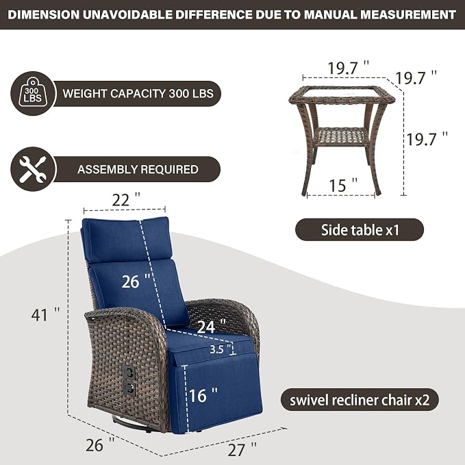 7 Piece Patio Furniture Set - Image 2