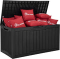 YITAHOME 100 Gallon Large Outdoor Deck Box | Waterproof Resin Storage Box by YITAHOME