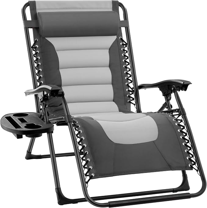 Best Choice Products Oversized Padded Zero Gravity Chair, Folding Outdoor Patio by Unknown