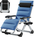 MOPHOTO Zero Gravity Chair, Outdoor Padded Lounge Chair by MOPHOTO