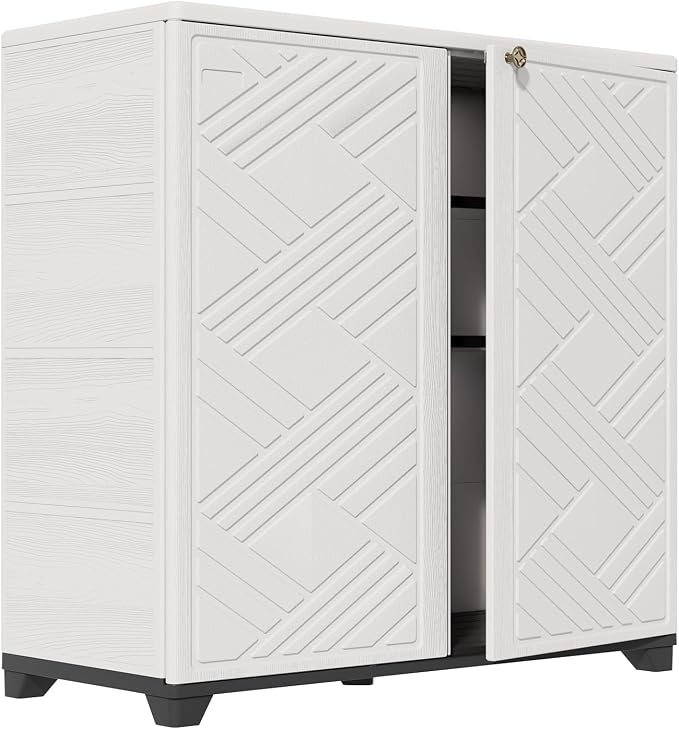 HOMSPARK Indoor/Outdoor Storage Cabinet by HOMSPARK