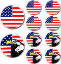Amy Sport Golf Ball Markers Assorted Patterns Fits All Magnetic Golf Tools Value Set, Alloy Soft Enamel Technique Marker for Hat Clips Gloves Golf Divot Tools Marks