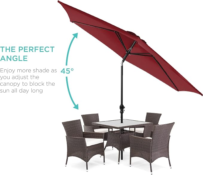 Best Choice Products 10ft Outdoor Patio Umbrella, Outdoor Table Umbrella - Image 2