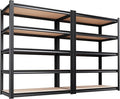 71.2''H Storage Shelves, 2500lbs Garage Shelving, Adjustable Heavy Duty by KORVENA