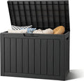 Outdoor Deck Storage Box, Resin Deck Boxes Indoor and outdoor, Waterproof by NBYSGO