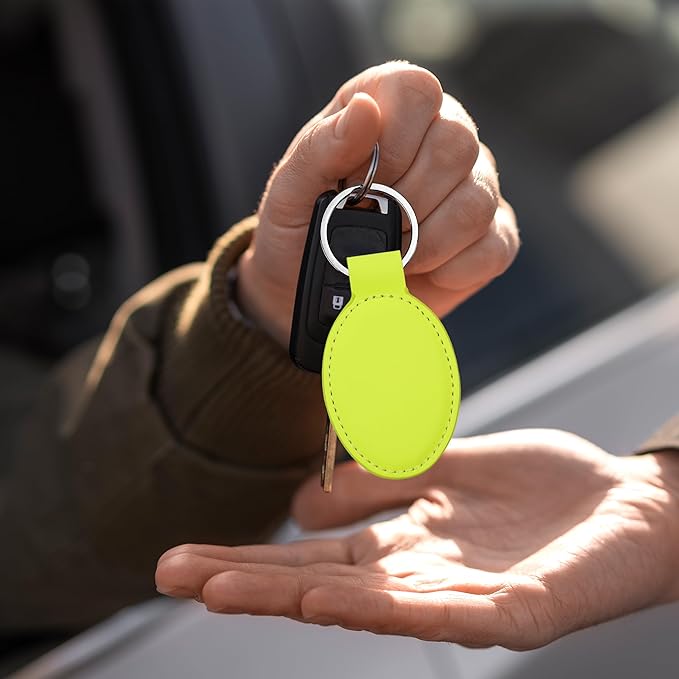 LaserGram Oval Keychain, Sunflowers, Personalized Engraving Included