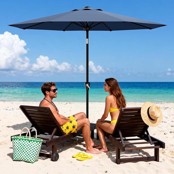 GarveeLife 9FT Umbrella Outdoor Patio, Table Umbrella - Image 4