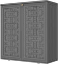 Mrosaa Storage Box Outdoor Caninet, Resin Indoor Storage Box Waterproof Outdoor by Mrosaa
