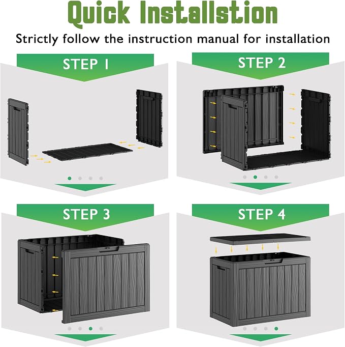Outdoor Storage Waterproof Deck Box - Image 6