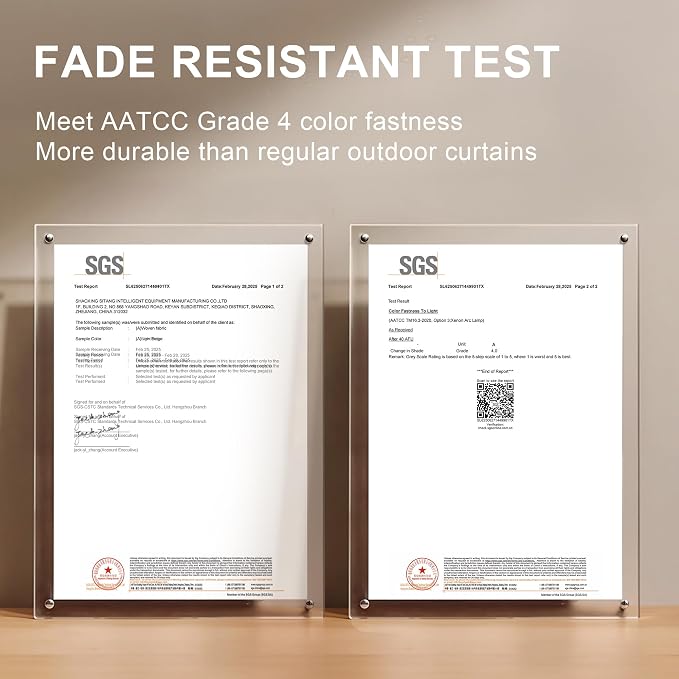 RYB HOME Fade-Resistant Extra Wide Outdoor Curtains - Image 4