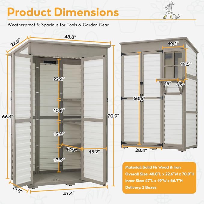 Large Outdoor Storage Cabinet - Image 2
