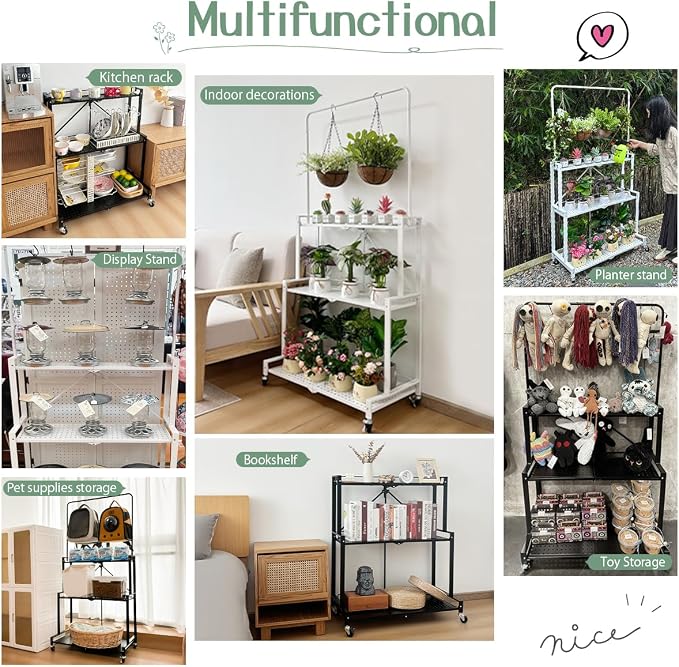 lumizone Foldable 4-Tier Plant Stand - Image 6