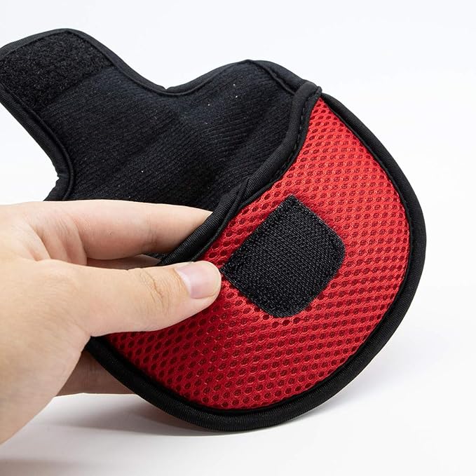 Golf Putter Cover,Mallet Putter Headcover Mesh Golf Putter Head Cover Golf Head Covers with Magic Tape for Heel Shaft RH LH fits Odyssey Works Stroke Lab,Scotty Cameron