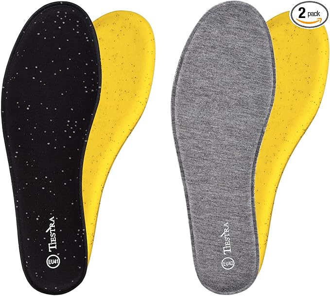 2 Pair -Shoe Inserts for Womens Memory Foam Insoles,Replacement Insoles for Work Boots Running Shoes, Cushion Shock Absorbing for Foot Pain Relief, Comfort Breathable Inner Soles 37EU,US6