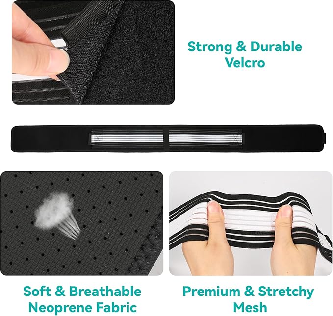 Lightweight Back Brace for Lower Back Pain Under Clothes - Relief from Sciatica, Hip and Spine Pain - Breathable & Adjustable Lumbar Support Belt for Home, Work and Exercise - Suitable for Women&Men