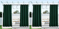 NICETOWN 4 Panels Patio Outdoor Curtains 95 inch Length, Home Fashion Silver by NICETOWN