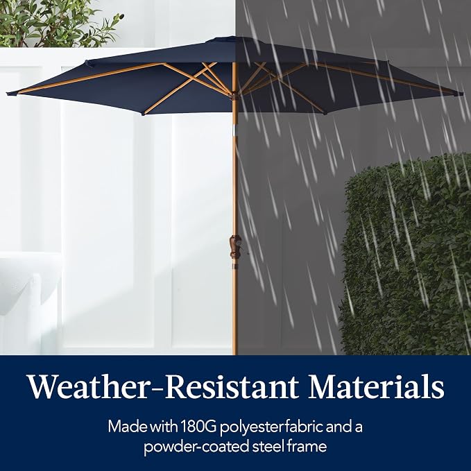 Best Choice Products 10ft Market Umbrella, Outdoor Sun Shade - Image 5