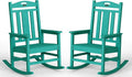Oversized Outdoor Rocking Chairs Set of 2, 380lbs Heavy-Duty Large Patio Rocker by CIOKEA