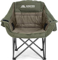 Oversized Camping Chair, Padded Camping Chairs Support 450LBS by Huskfirm