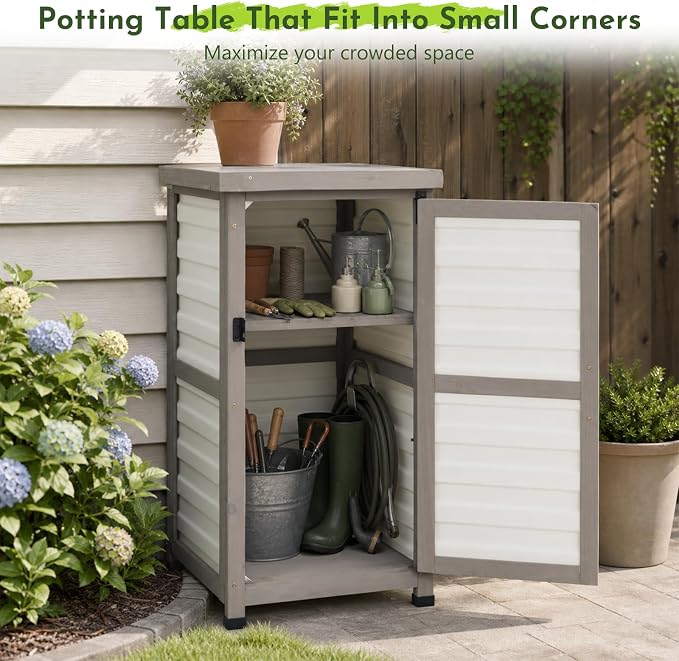 Small Outdoor Storage Cabinet - Image 8