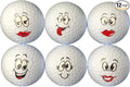 Golfdotz - USGA Rule Conforming Golf Ball Markers, Golf Ball Stickers for Marking Balls, No More Smearing from Stamps, Gifts for Golfers, Dads, and Retirees, (Emoji Collection; 24-32 Count)