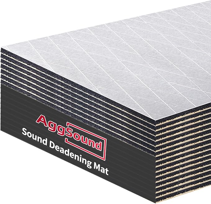 197mil 9.95sqft Car Sound Deadening Material Mat - Automotive Carpet Sound Dampening, Auto Sound Deadener Foam RV Insulation Car Audio Accessories, Heat Insulation for Floor, Door, Truck