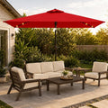 6.5 x 10ft Rectangular Patio Umbrella by PatioKingdom