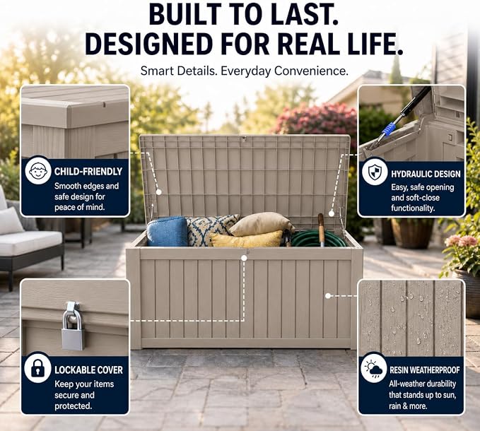 230 Gallon Outdoor Storage Box, Package Delivery Box - Image 6