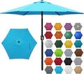 7.5 ft Patio Umbrella, Yard Umbrella, Outdoor Market Umbrella by Blissun