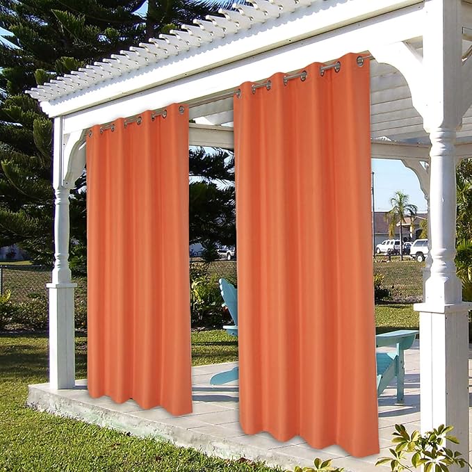 BONZER Outdoor Curtains for Patio Water Resistant | Heavy Privacy Light - Image 7