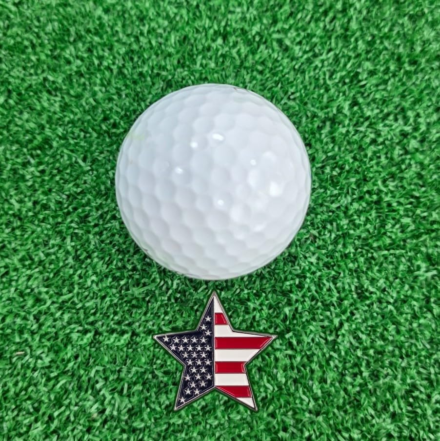 USA Flag & Patriotic Golf Ball Markers - Image 5