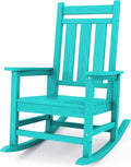 Oversized Outdoor Rocking Chair, HDPE Patio Rockers, Aruba | | All-Weather by KINGYES
